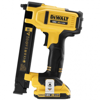 Степлер скобозабивний акумуляторний DeWALT, 18В XR Li-Ion, довжина/ширина скоби 25/19.7 мм, вага 2.2