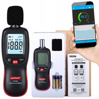 Измеритель шума (шумомер) Bluetooth 30-130 дБ WINTACT WT85B