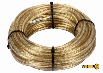 VOREL Трос сталевий з наконечниками для пломб : Ø6 мм x 16 м  | 85001