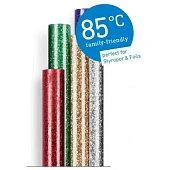 Стержни термоклеевые STEINEL - Low Temp Glitter 7 мм цветные 96 г (16 шт) (084639)