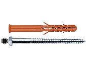MUNGO MBR -SS 10 * 240 Фасадный дюбель со стопорным шурупом с шестигранной головкой HEX