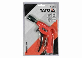 YATO Пістолет пневматичний продувальний YATO з турбо-соплом l= 45 мм, Ø=1/4", для тиску- 0.62 МПа  |