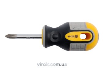 VOREL Викрутка хрестова : "Philips" PH1 х 38 мм. Cr-V  | 60921