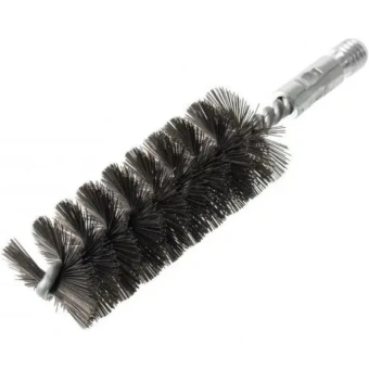 Щетка LESSMANN ерш 69х100х160 с внешней резьбой W1/2, стальная проволока, просто спираль (506169)