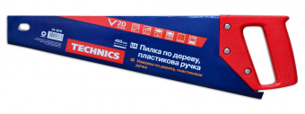 Пилка по дереву, пластикова ручка, 400мм Technics | 41-070