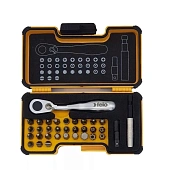 Набор бит FELO XS 33, Трещотка FELO реверсивная. (05773306)