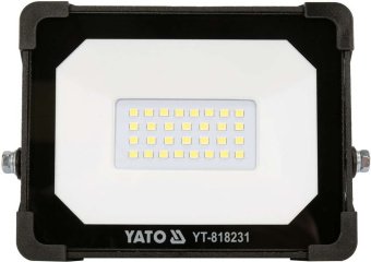 YATO Прожектор з SMD-діодним випромінювачем YATO: 20 Вт, 230В, 1900 Лм, 30 діодів, 140 x124.5x 32 мм