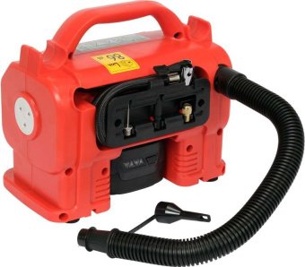 YATO Компресор акумуляторний YATO Li-Ion 18 В, 3.0 AxГ, 60 Вт,тиск ≤ 11 Bar, подача повітря- 21 л/хв