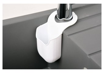 FALA Органайзер силіконовий, білий, підвісний для губки, 200х 100 мм  | 74786