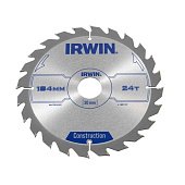 IRWIN Диск пильный по деревоматериалам IR CSB 184x24Tx30 | 1897197