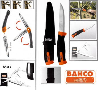 BAHCO набор 396-HP-MTT8674-2446 Ножовка складная + Мультитул + нож