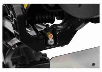 YATO Пила торцьовальна з протяжкою YATO: P=1.8кВт,диск Ø=255/25.4(30.0мм, різ 90°-45° (Дерево/Метал)