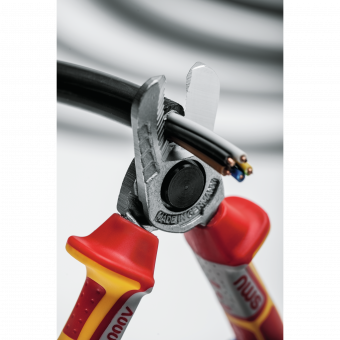 NWS  Бокорізи - ножиці для кабелю Ø≤ 16 мм, L= 160 мм. Al/Cu. ізольовані VDE до 1000V | 043-49-VDE-1