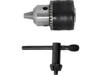 Патрон для дриля з ключем YATO до гвинта- G1/2 20UNF, кріплення Ø= 1,5-13 мм [5/40]