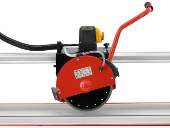 Плиткоріз настільний від мережі 230 В YATO 1500 Вт, диск Ø= 250/25 мм, глиб. різу 50мм/90°- 37мм/45°