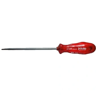 Отвертка слесарная FELO 5,0х0,8х125х90 мм, кварцевое микротекстурирование ручки, ERGO. (60005410)