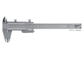YATO Штангенциркуль YATO : L= 150 мм, точність ± 0,02 мм  | YT-7200