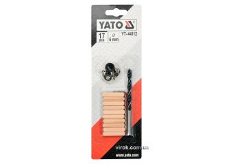 YATO Засоби для кілкових сполучень YATO з діаметром 6 мм, набір, 17 шт.  | YT-44112