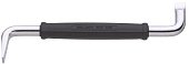 BAHCO 2047-1.6-10 Отвертка с двойным изгибом под винты со шлицем 10,0х1,6х175 мм; угол 90 град.