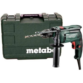 Дриль ударний Metabo SBE 650 зі швидкозатискним патроном + кейс (0.65 кВт, 2800 об/хв) (600742500)