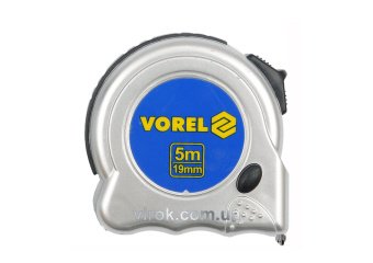VOREL Рулетка с автостопом 5м х 19мм 11605