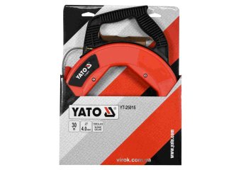 YATO Пристрій для протягування кабелів на бобіні YATO : l= 30 м, Ø= 4 мм  | YT-25015