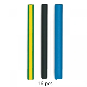 Набор трубок термоусаживаемых для кабелей STEINEL - 3,2 - 9,5 мм 16 шт (035303)