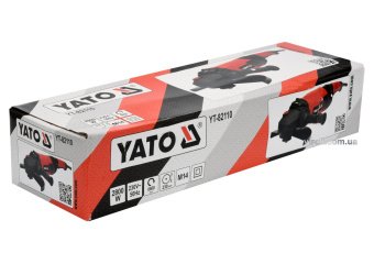 YATO Шліфмашина кутова мережева YATO: P= 2800 Вт, Ø= 230 мм, 6600 об/хв  | YT-82110