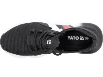 Кросівки робочі YATO "PAERIS SBP", розм. 40 поверхня зі шкіри з сіткою і кевларо поліурет. підошвою