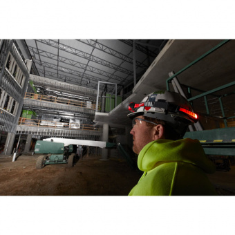 MILWAUKEE Ліхтар світлодіодний акумуляторнийдля кріплення на каску, L4 HL-VIS-301 | 4933479768