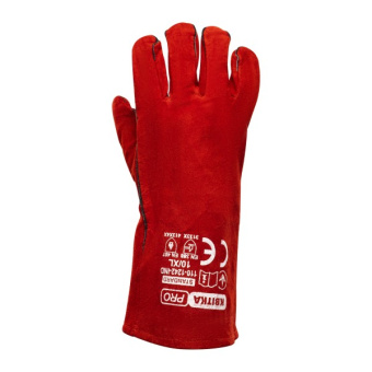 Рукавиці, "краги" для зварювання КВІТКА PRO Standard (12 пар, XL) (110-1242)