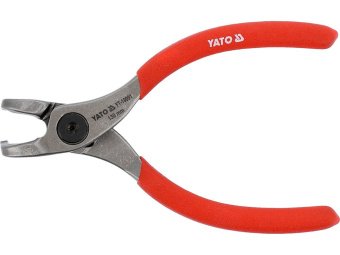 Щипці SEGERA для стопорних кілець YATO гнуті під 90° стискні, l= 130 мм, розвід- 8-13 мм [6/48]