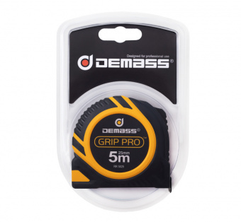 DEMASS Рулетка измерительная Grip Pro, 5мx25мм