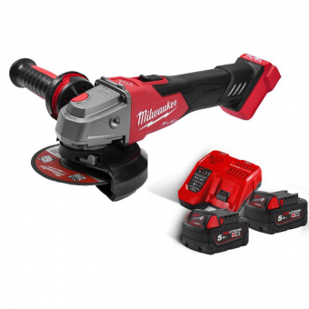 MILWAUKEE Шліфмашина кутова акумуляторна , M18 FSAG125XB-502X, Ø125мм  | 4933478430