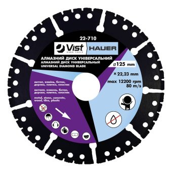 Алмазний диск універсальний, 180 мм, Hauer Hauer | 22-711