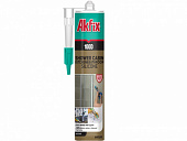 Силикон для душевых кабин 100D 280мл / 340гр белый Akfix