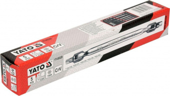 YATO Набір ключів TORX 2-сторонніх на шарнірах YATO : Т15- Т60, Cr-V, 5 шт  | YT-05320