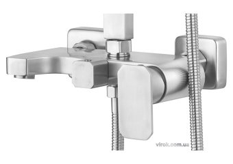 FALA Душовий комплект STEELY 4 : 2 функції, регульована висота 87- 131 см  | 75665