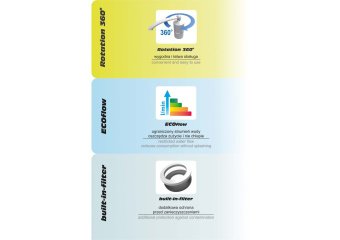 FALA Нагрівач води проточної мереж. до 60°С,3кВт,тиск 0,04-0,6MPa, гусак l=10 см, нижнє під'єднання 