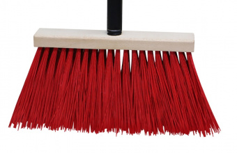 Щітка для тримерів та газонокосарок 300х44 мм, деревяна основа з пластмасовим наконечником Україна