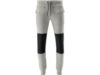 Штани робочі спортивні YATO розм M- 76-97 см, ріст- 172-180 см, сіро-чорні, 4 кишені, 41% бав 52% по