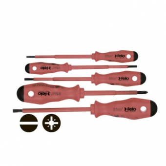FELO Набор отверток высоковольтных 1000 В // 51395198