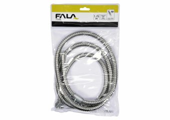 FALA Шланг для душа Ø= 14 мм, з нержавіючою сталевою полірованою гофрою, G 1/2, l= 1,75 м  | 75646