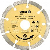 VOREL Диск відрізний алмазний сегментний : SEGMENT Ø= 115 мм  | 08711