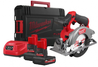 MILWAUKEE Пила дисковая аккумуляторная бесщеточная M12 FCS442-502X, Ø140мм (ЗУ+2акк.Х5Ач+HDкейс) | 4