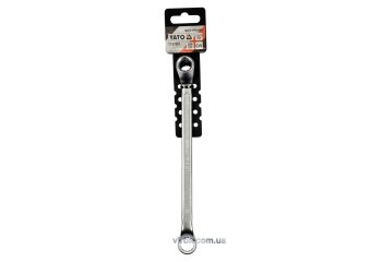 Ключ гнуто - накидний YATO : М 12 х 13 мм, CrV, DIN 838 [10/120]