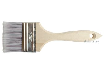 VIROK Пензель малярний плоский воскований, b= 76 мм SUPER PROFI , три види щетини | 19V576