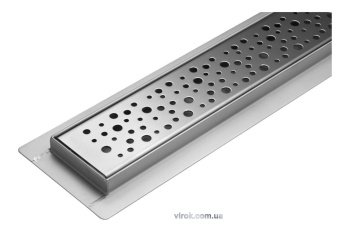 FALA Трап підлоговий для душу з нержавіючої сталі "NAPO" ; 30х 7х 5,2 см  | 75374