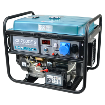 Газобензиновий генератор Konner & Sohnen KS 7000E G (5 кВт)