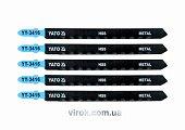 YATO Полотно для електролобзика(метал) YATO : 21TPI, L= 130 мм, Уп. 5 Шт.  | YT-3416
